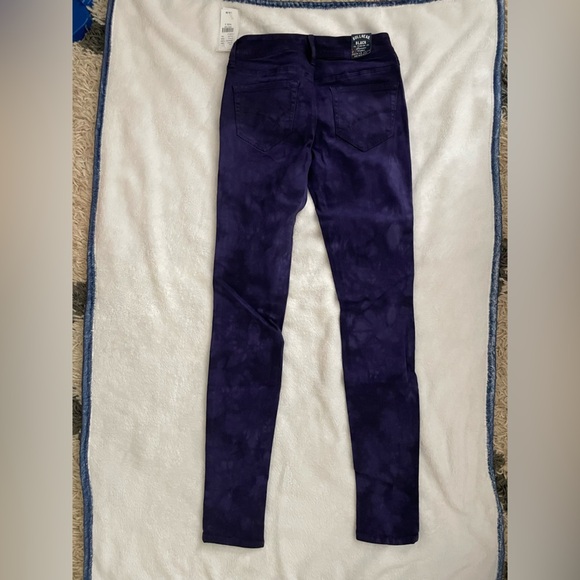 Purple Tie Dye Skinny Jeans NWT size 3 - Picture 4 of 4